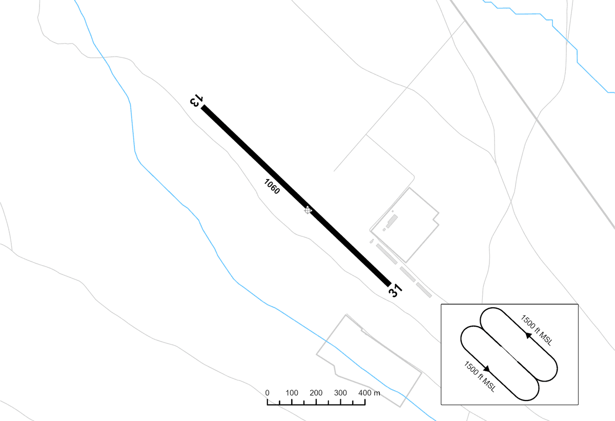 Mapa del aeródromo